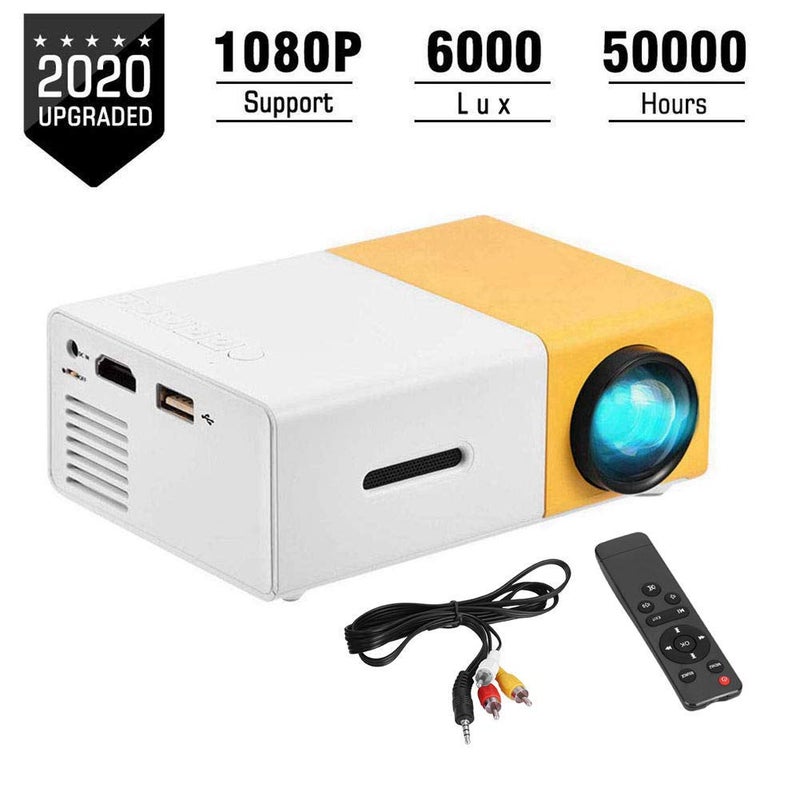 Wendry Smart Projector, Portable 6000 Lumens LED Mini Projector, 1080P Home Theater Video Projector Suitable for Outdoor Recreation and Home Theaters - Image 5